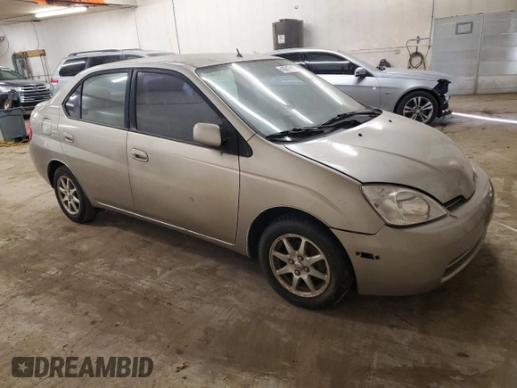 2001 Toyota Prius with VIN JT2BK12U210029230, listed as a Copart auction lot 43617115 with 140,516 mi miles and Salvage Title. Bid and sale history available at carsss.com. Image 4.