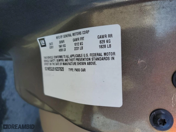 2001 Chevrolet Malibu LS with VIN 1G1NE52J516237620, listed as a Copart auction lot 76809764 with 82,099 mi miles and Salvage Title. Bid and sale history available at carsss.com. Image 12.