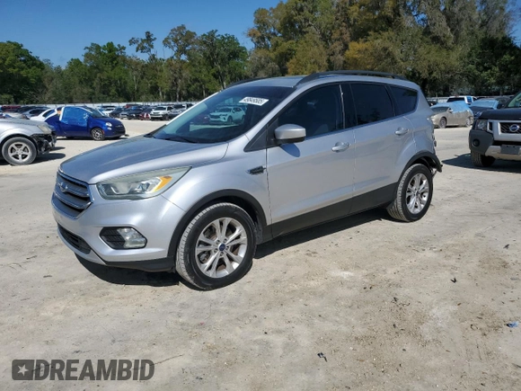 2017 Ford Escape SE with VIN 1FMCU0G96HUB44335, listed as a Copart auction lot 49849585 with 98,097 mi miles and Salvage Title. Bid and sale history available at carsss.com. Image 1.