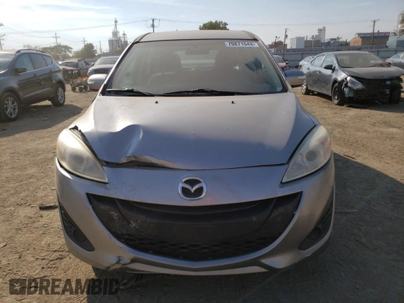 2013 Mazda 5 Sport with VIN JM1CW2BL2D0155766, listed as a Copart auction lot 70871544 with Not Provided miles and Salvage Title. Bid and sale history available at DreamBid. Image 5.
