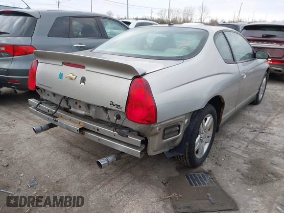 2006 Chevrolet Monte Carlo LT 3.9L with VIN 2G1WK151569210533, listed as a IAAI auction lot 41427547 with 106,360 mi miles. Bid and sale history available at carsss.com. Image 4.