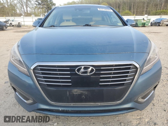 2016 Hyundai Sonata Hybrid Limited with VIN KMHE34L17GA014812, listed as a Copart auction lot 51714225 with 140,580 mi miles and Clean Title. Bid and sale history available at carsss.com. Image 5.