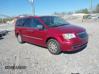 2012 Chrysler Town & Country Touring-L with VIN 2C4RC1CG9CR163608, listed as a IAAI auction lot 42059487 with 103,922 mi miles. Bid and sale history available at carsss.com. Image 1.