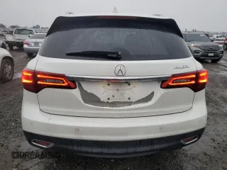 2014 Acura MDX Advance with VIN 5FRYD3H88EB019163, listed as a Copart auction lot 43661515 with 188,065 mi miles and Salvage title. Bid and sale history available at DreamBid. Image 6.