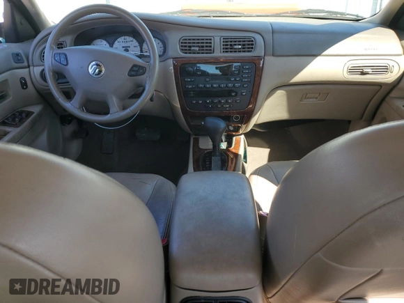 2003 Mercury Sable LS Premium with VIN 1MEFM55S03G611260, listed as a Copart auction lot 48560075 with 160,445 mi miles and Salvage Title. Bid and sale history available at carsss.com. Image 8.