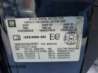 2008 GMC Acadia SLT1 with VIN 1GKEV23708J167271, listed as a Copart auction lot 45317055 with Not Provided miles and Non Repairable. Bid and sale history available at DreamBid. Image 13.
