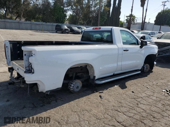 2024 Chevrolet Silverado 1500 Work Truck with VIN 3GCNAAED9RG365547, listed as a Copart auction lot 54069625 with 0 mi miles and Salvage Title. Bid and sale history available at carsss.com. Image 3.