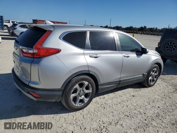 2017 Honda CR-V EX-L with VIN 5J6RW1H88HL000614, listed as a Copart auction lot 75193234 with Not Provided miles and Salvage Title. Bid and sale history available at DreamBid. Image 3.