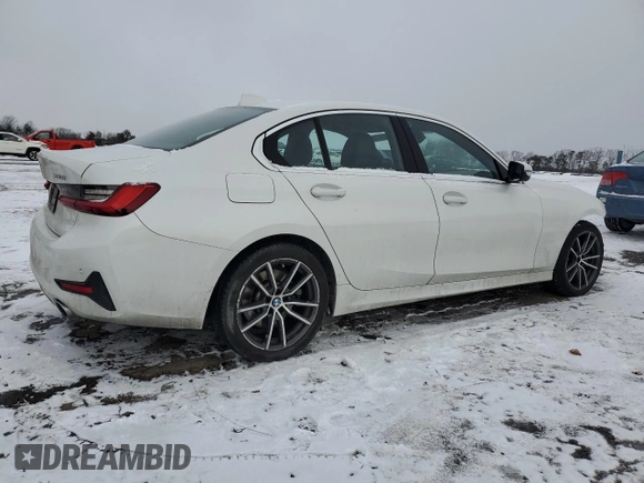 2019 BMW 3 Series 330i xDrive with VIN WBA5R7C55KAJ78959, listed as a Copart auction lot 45850725 with 74,085 mi miles and Salvage Title. Bid and sale history available at carsss.com. Image 3.