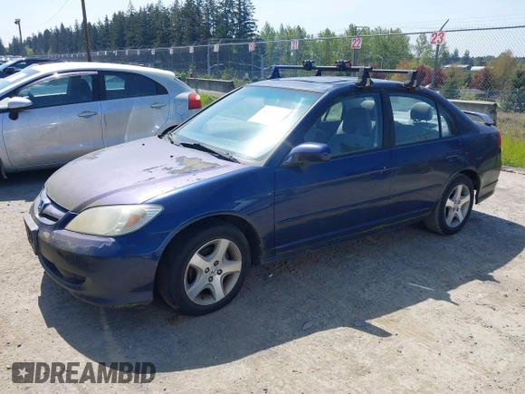 2004 Honda Civic EX with VIN 2HGES26734H582176, listed as a IAAI auction lot 42100181 with 145,456 mi miles and . Bid and sale history available at DreamBid. Image 2.