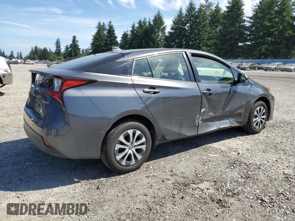 2019 Toyota Prius LE с VIN JTDL9RFU8K3004963, выставлен на аукционе Copart как лот 60187575 с пробегом 31 095 миль миль и Списание • Salvage title. История ставок и продаж доступна на DreamBid. Изображение 3.