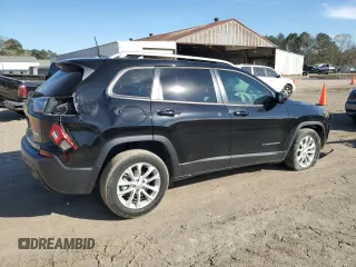 2021 Jeep Cherokee Latitude with VIN 1C4PJLCBXMD163988, listed as a Copart auction lot 47434305 with 36,888 mi miles and Salvage Title. Bid and sale history available at carsss.com. Image 3.