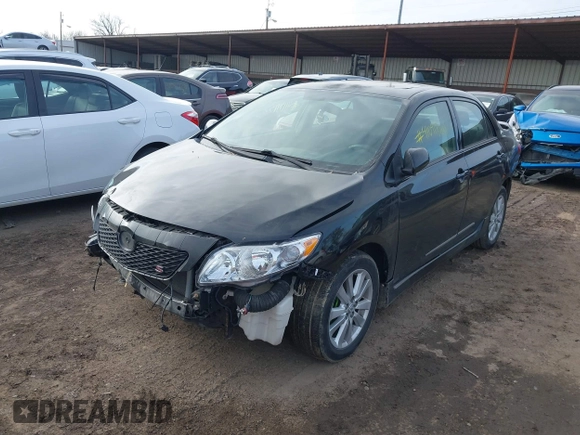 2009 Toyota Corolla with VIN 2T1BU40E29C124161, listed as a IAAI auction lot 41091324 with 128,310 mi miles. Bid and sale history available at carsss.com. Image 2.
