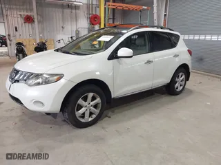 2010 Nissan Murano LE with VIN JN8AZ1MWXAW116176, listed as a IAAI auction lot 41848071 with 163,446 mi miles. Bid and sale history available at carsss.com. Image 2.