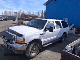 2000 Ford Excursion XLT with VIN 1FMSU41F8YEE41800, listed as a Copart auction lot 55297415 with 191,904 mi miles and Clean Title. Bid and sale history available at DreamBid. Image 1.