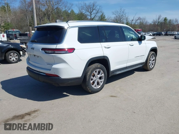 2021 Jeep Grand Cherokee Limited with VIN 1C4RJKBG1M8210916, listed as a IAAI auction lot 42052840 with 60,408 mi miles and . Bid and sale history available at DreamBid. Image 4.