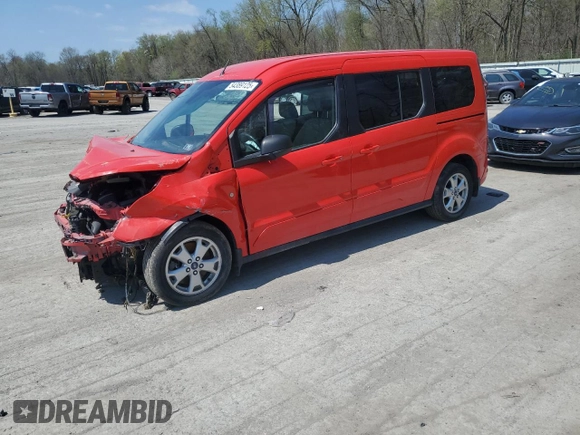 2015 Ford Transit Connect XLT z VIN NM0GE9F75F1196915, wystawiony jako Copart lot #54389125 z przebiegiem 119 934 mil mil oraz Szkoda całkowita • Salvage title. Historia ofert i sprzedaży dostępna na DreamBid. Obrazek 1.