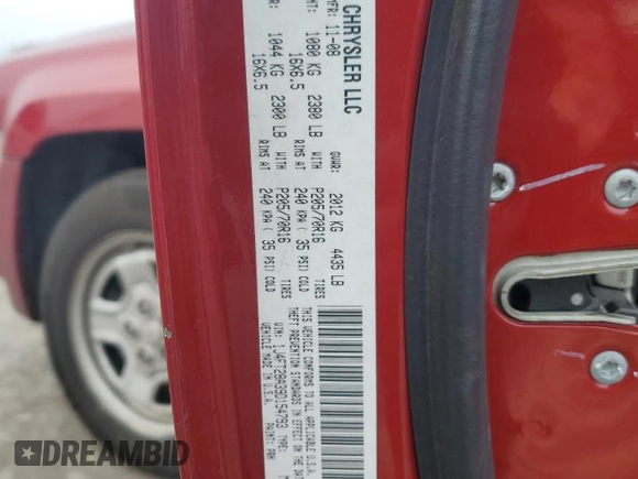 2009 Jeep Patriot Sport z VIN 1J4FT28A39D154793, wystawiony jako Copart lot #89262055 z przebiegiem 92 352 mil mil oraz Szkoda całkowita • Salvage title. Historia ofert i sprzedaży dostępna na DreamBid. Obrazek 13.