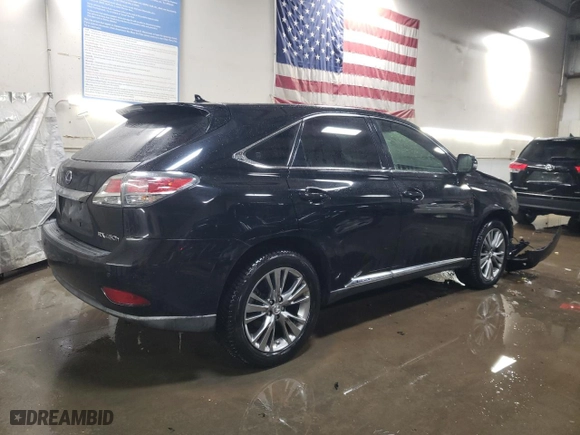 2013 Lexus RX 450h with VIN JTJZB1BA7D2007421, listed as a Copart auction lot 85905354 with 160,315 mi miles and Salvage Title. Bid and sale history available at carsss.com. Image 3.