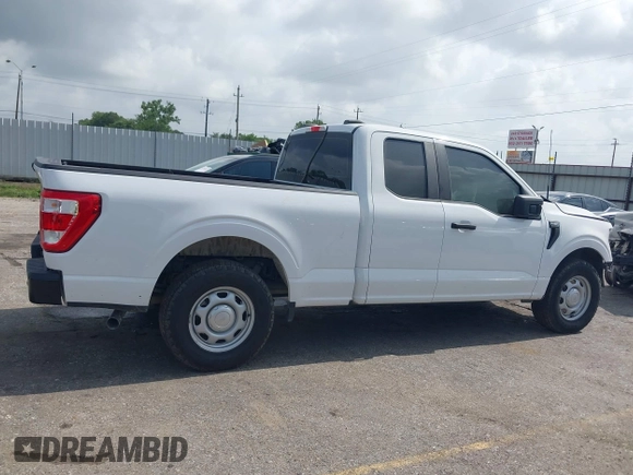 2023 Ford F-150 XL with VIN 1FTEX1C53PKE18890, listed as a IAAI auction lot 42341574 with 50,977 mi miles and . Bid and sale history available at DreamBid. Image 13.