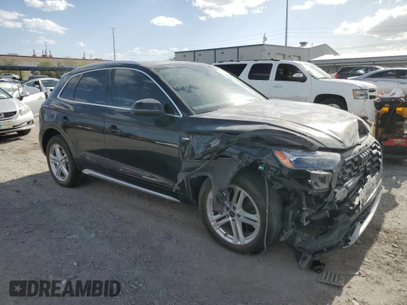 2024 Audi Q5 S line Premium with VIN WA1G2AFY2R2079310, listed as a Copart auction lot 56993615 with 4,484 mi miles and Salvage title. Bid and sale history available at DreamBid. Image 4.