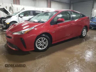 2019 Toyota Prius L Eco z VIN JTDKARFUXK3075083, wystawiony jako Copart lot #43968505 z przebiegiem 72 396 mil mil oraz Szkoda całkowita • Salvage title. Historia ofert i sprzedaży dostępna na DreamBid. Obrazek 1.