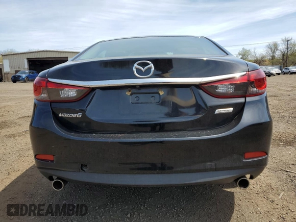 2016 Mazda Mazda6 i Touring with VIN JM1GJ1V56G1475081, listed as a Copart auction lot 54123615 with 72,502 mi miles and Salvage Title. Bid and sale history available at carsss.com. Image 6.