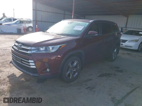 2019 Toyota Highlander Limited with VIN 5TDDZRFH5KS948600, listed as a IAAI auction lot 41848512 with 73,764 mi miles and . Bid and sale history available at DreamBid. Image 17.