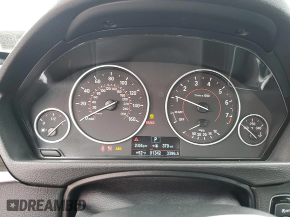 2015 BMW 4 Series 428i with VIN WBA3N3C52FK232570, listed as a Copart auction lot 49392085 with 91,342 mi miles and Salvage Title. Bid and sale history available at DreamBid. Image 9.