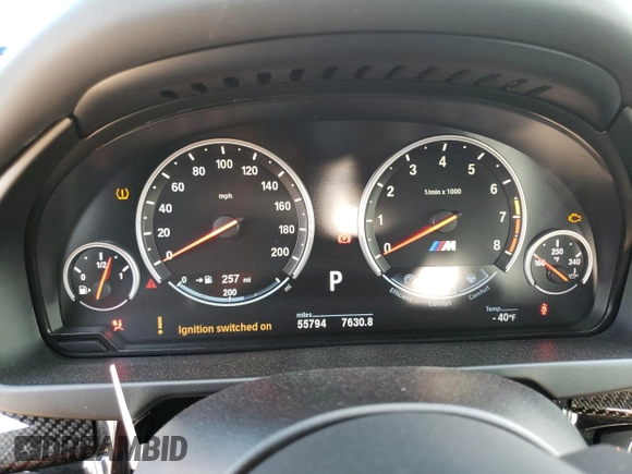 2018 BMW X5 M with VIN 5YMKT6C59J0Y83759, listed as a Copart auction lot 68018813 with 55,794 mi miles. Bid and sale history available at carsss.com. Image 9.