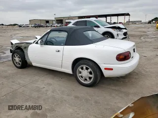 1993 Mazda MX-5 Miata with VIN JM1NA3514P1415302, listed as a Copart auction lot 59605875 with 156,881 mi miles and Salvage title. Bid and sale history available at DreamBid. Image 2.