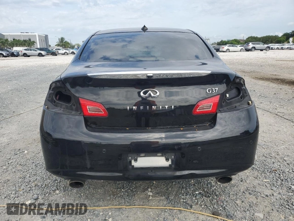2013 Infiniti G37 Journey with VIN JN1CV6AP9DM725269, listed as a Copart auction lot 57997615 with 149,622 mi miles and Salvage title. Bid and sale history available at DreamBid. Image 6.