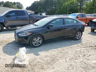 2017 Hyundai Elantra SE with VIN KMHD84LF0HU433030, listed as a Copart auction lot 59185345 with 77,776 mi miles and Salvage title. Bid and sale history available at DreamBid. Image 1.