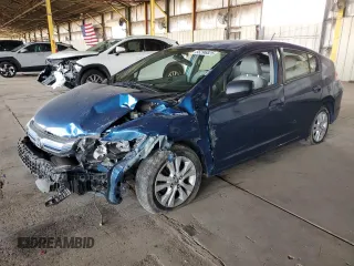 2013 Honda Insight EX with VIN JHMZE2H71DS006758, listed as a Copart auction lot 55296825 with 174,046 mi miles and Salvage title. Bid and sale history available at DreamBid. Image 1.