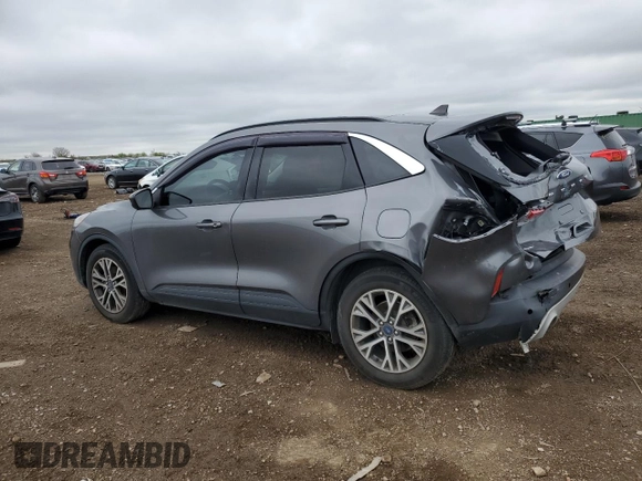 2021 Ford Escape SEL с VIN 1FMCU0H6XMUA27890, выставлен на аукционе Copart как лот 55490645 с пробегом 35 067 миль миль и Списание • Salvage title. История ставок и продаж доступна на DreamBid. Изображение 2.