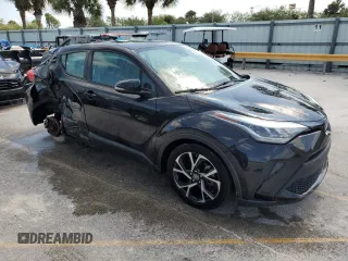 2021 Toyota C-HR LE with VIN NMTKHMBX1MR127392, listed as a Copart auction lot 50046015 with 98,417 mi miles and Non Repairable. Bid and sale history available at DreamBid. Image 4.