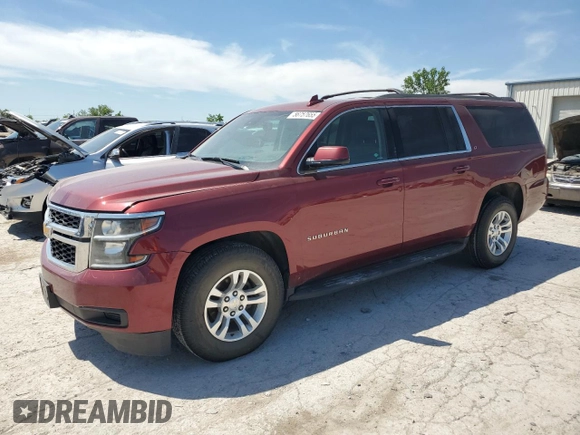 2016 Chevrolet Suburban LT with VIN 1GNSKHKC0GR342361, listed as a Copart auction lot 56757655 with 261,015 mi miles and Clean Title. Bid and sale history available at DreamBid. Image 1.