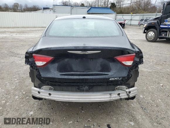 2016 Chrysler 200 S with VIN 1C3CCCBB9GN121048, listed as a Copart auction lot 50068685 with 174,257 mi miles and Salvage Title. Bid and sale history available at carsss.com. Image 6.