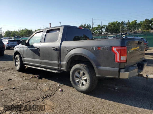2016 Ford F-150 XLT with VIN 1FTEW1E80GFB46351, listed as a Copart auction lot 60571525 with 225,580 mi miles and Salvage title. Bid and sale history available at DreamBid. Image 2.
