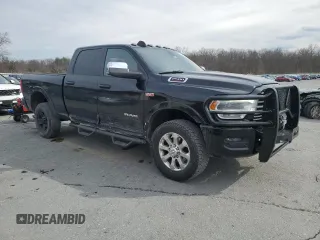 2019 Ram 2500 Laramie with VIN 3C6UR5FJ0KG713491, listed as a Copart auction lot 47077735 with 52,051 mi miles and Salvage Title. Bid and sale history available at carsss.com. Image 4.