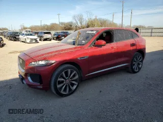 2017 Jaguar F-Pace S with VIN SADCM2BV0HA068170, listed as a Copart auction lot 49128045 with 43,359 mi miles and Salvage Title. Bid and sale history available at DreamBid. Image 1.