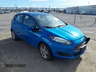 2017 Ford Fiesta SE with VIN 3FADP4EJ2HM158151, listed as a IAAI auction lot 41624161 with 61,284 mi miles. Bid and sale history available at carsss.com. Image 1.
