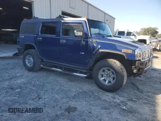 2007 Hummer H2 SUV with VIN 5GRGN23U07H104802, listed as a Copart auction lot 41957875 with 161,755 mi miles and Salvage Title. Bid and sale history available at carsss.com. Image 4.
