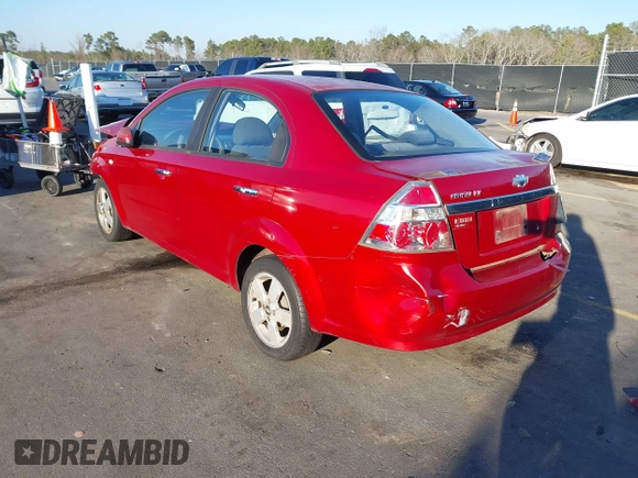 2008 Chevrolet Aveo LT with VIN KL1TG56668B064083, listed as a IAAI auction lot 41357792 with 140,015 mi miles and . Bid and sale history available at DreamBid. Image 3.