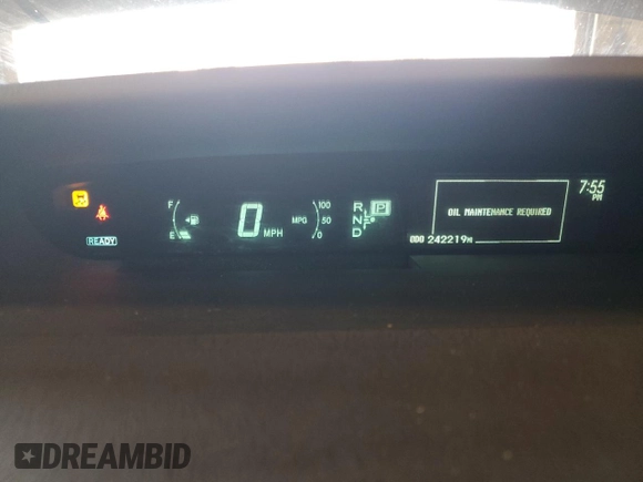 2010 Toyota Prius II with VIN JTDKN3DU4A0138943, listed as a Copart auction lot 56916575 with 242,219 mi miles and Clean Title. Bid and sale history available at DreamBid. Image 9.