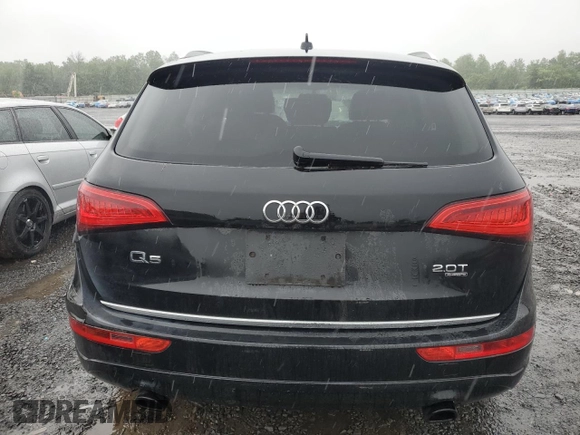 2015 Audi Q5 Premium with VIN WA1CFAFP7FA022726, listed as a Copart auction lot 59786235 with Not provided miles and Clean title. Bid and sale history available at DreamBid. Image 6.
