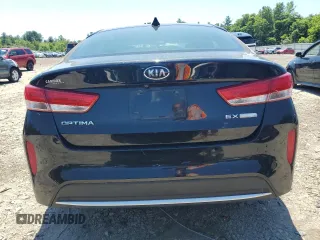 2017 Kia Optima Hybrid EX with VIN KNAGU4LE7H5013468, listed as a Copart auction lot 61204264 with 97,094 mi miles and Salvage Title. Bid and sale history available at carsss.com. Image 6.