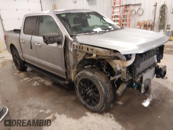 2024 Ford F-150 XLT with VIN 1FTFW3LD8RFA65407, listed as a IAAI auction lot 41523171 with 6,946 mi miles. Bid and sale history available at carsss.com. Image 1.