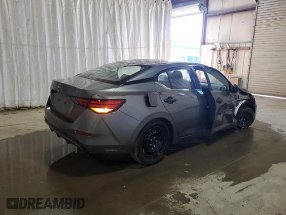 2025 Nissan Sentra S with VIN 3N1AB8BV8SY311886, listed as a Copart auction lot 55288745 with 4,048 mi miles and Clean Title. Bid and sale history available at DreamBid. Image 3.