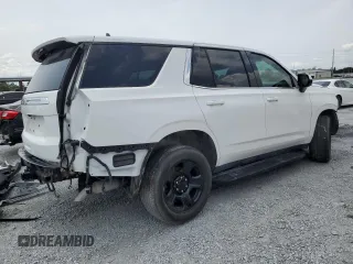 2023 Chevrolet Tahoe Commercial with VIN 1GNSCLEDXPR411626, listed as a Copart auction lot 55995715 with Not provided miles and Salvage title. Bid and sale history available at DreamBid. Image 3.